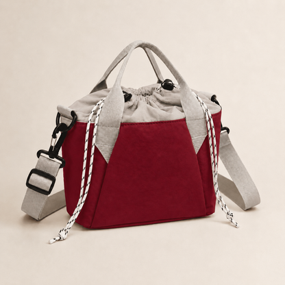 Bolso Noruli Daily Mini color Burdeos, bolso pequeño de mujer para el día a día